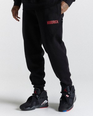 Black/Red Hoodrich OG Core Joggers USA | 358-GKHFRN