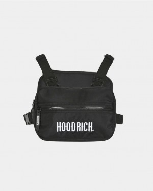 Black/White Hoodrich OG Core Chest Bag USA | 568-BAQKGD