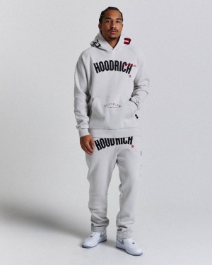 Grey/Black/Red Hoodrich Stature Joggers USA | 856-RGCTOE