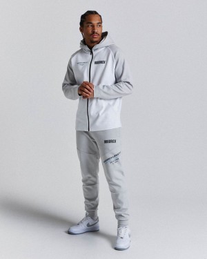 Grey/White Hoodrich Cycle Joggers USA | 950-TNUHPE