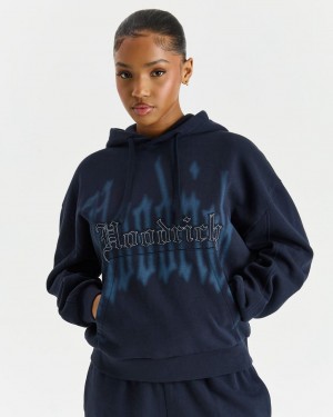 Navy/Blue Hoodrich Tagra Hoodie USA | 479-ETKBFY