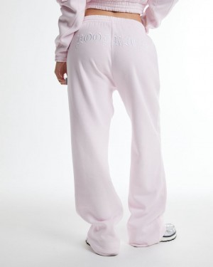 Pink/White Hoodrich Dusk Wide Leg Joggers USA | 673-JGOPTF