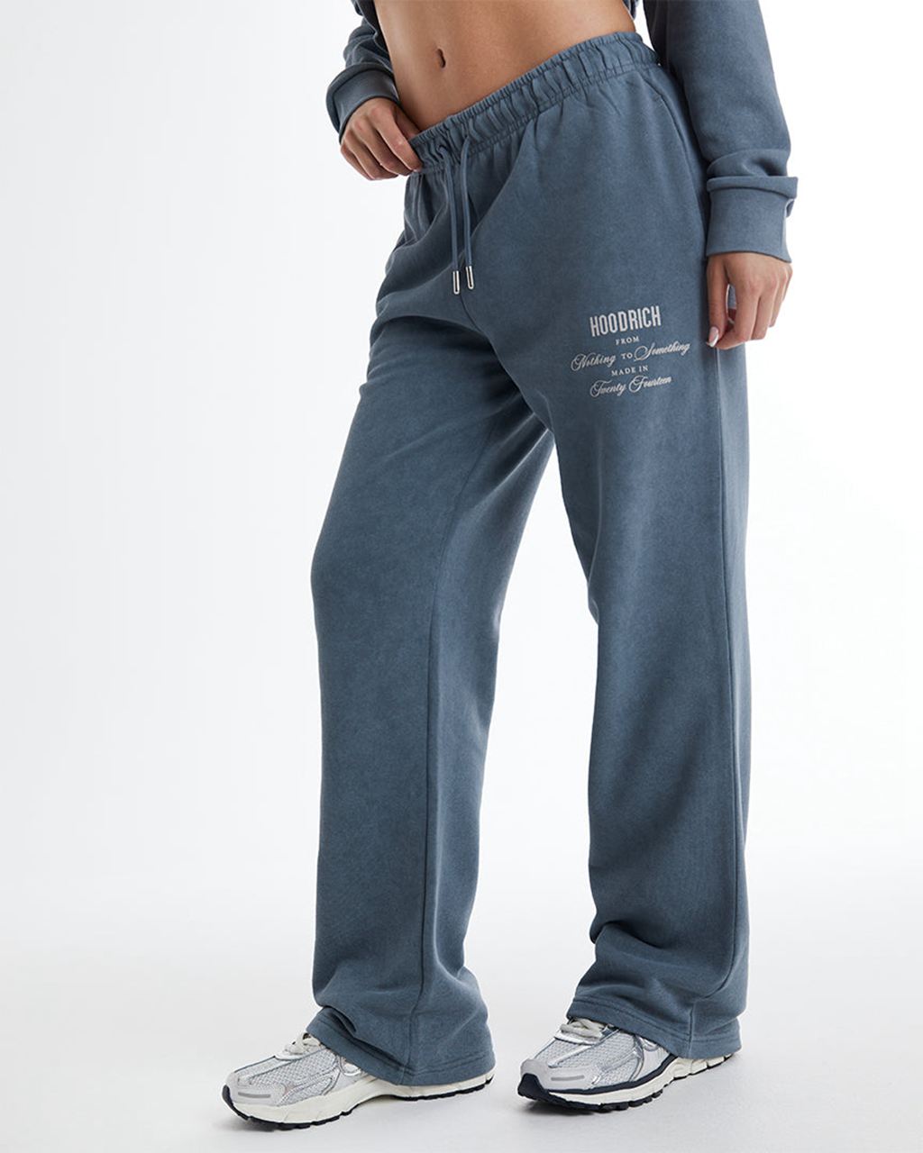 Acid Wash Grey Hoodrich Equate Wide Leg Joggers USA | 726-QMBFPV