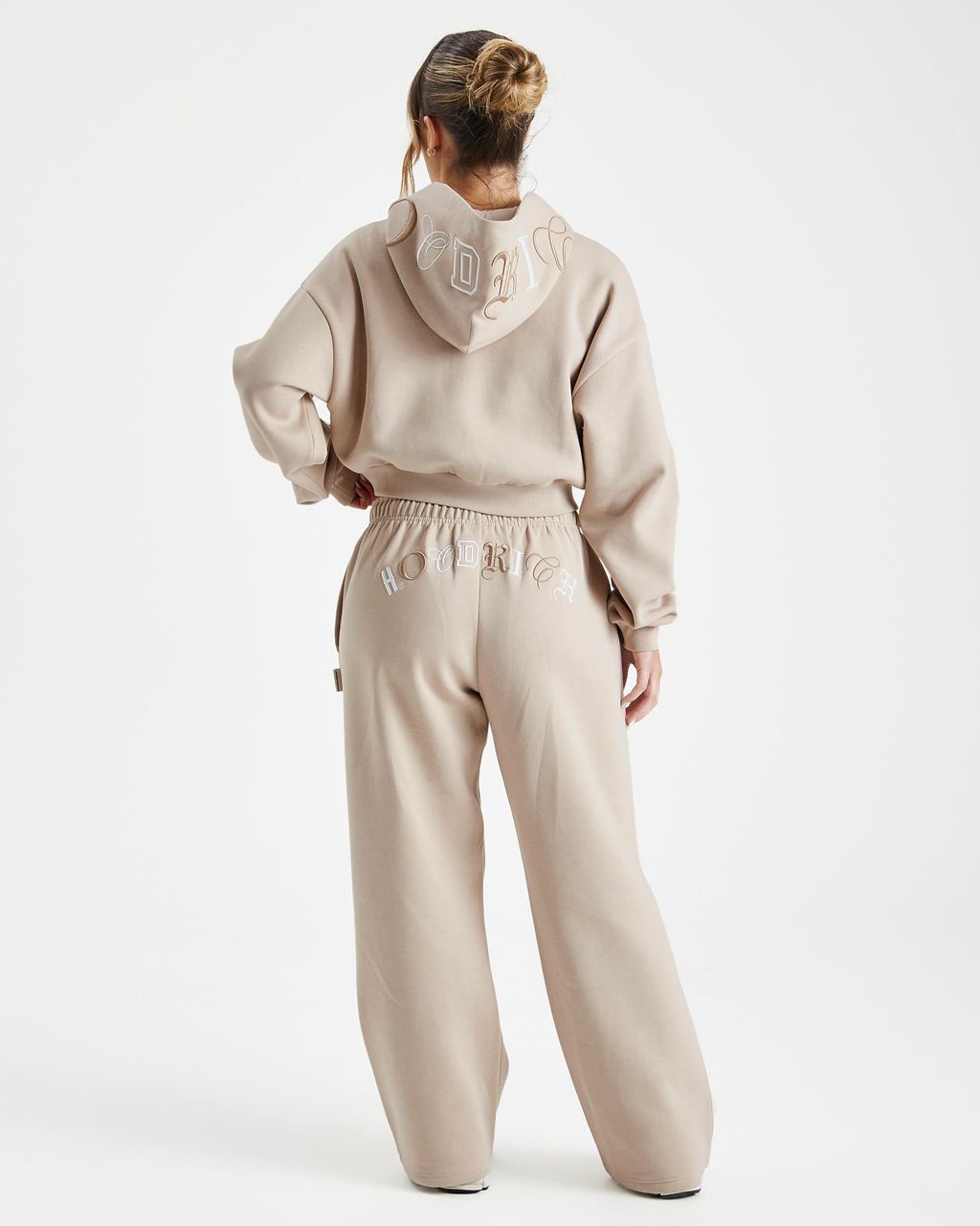 Beige Hoodrich Calor Wide Leg Joggers USA | 758-OFNSGH