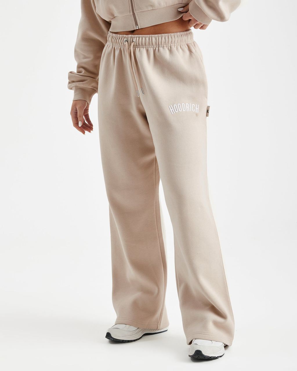 Beige Hoodrich Calor Wide Leg Joggers USA | 758-OFNSGH