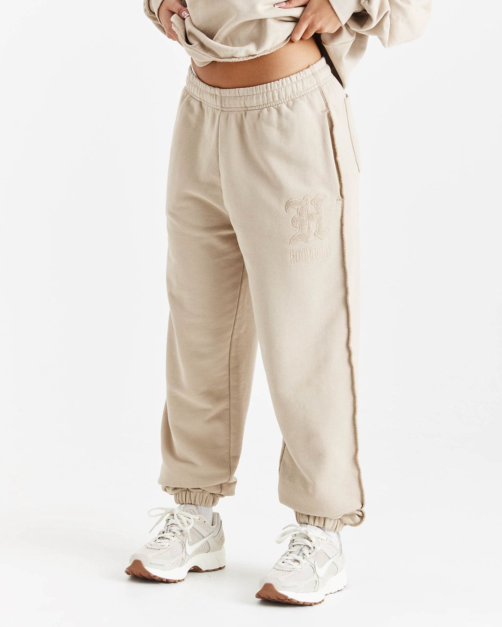 Beige Hoodrich Edge Joggers USA | 325-KCWPOH