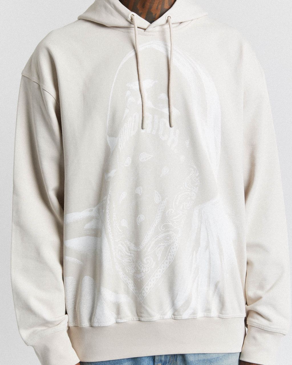 Beige Hoodrich Renaissance Neptune Hoodie USA | 371-MVTJEH