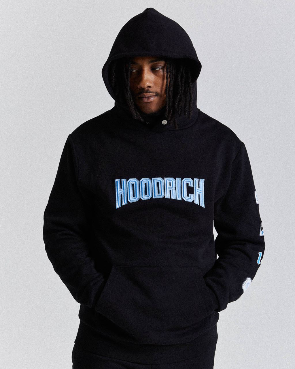 Black/Blue/White Hoodrich Claw Hoodie USA | 159-ZNYHQR