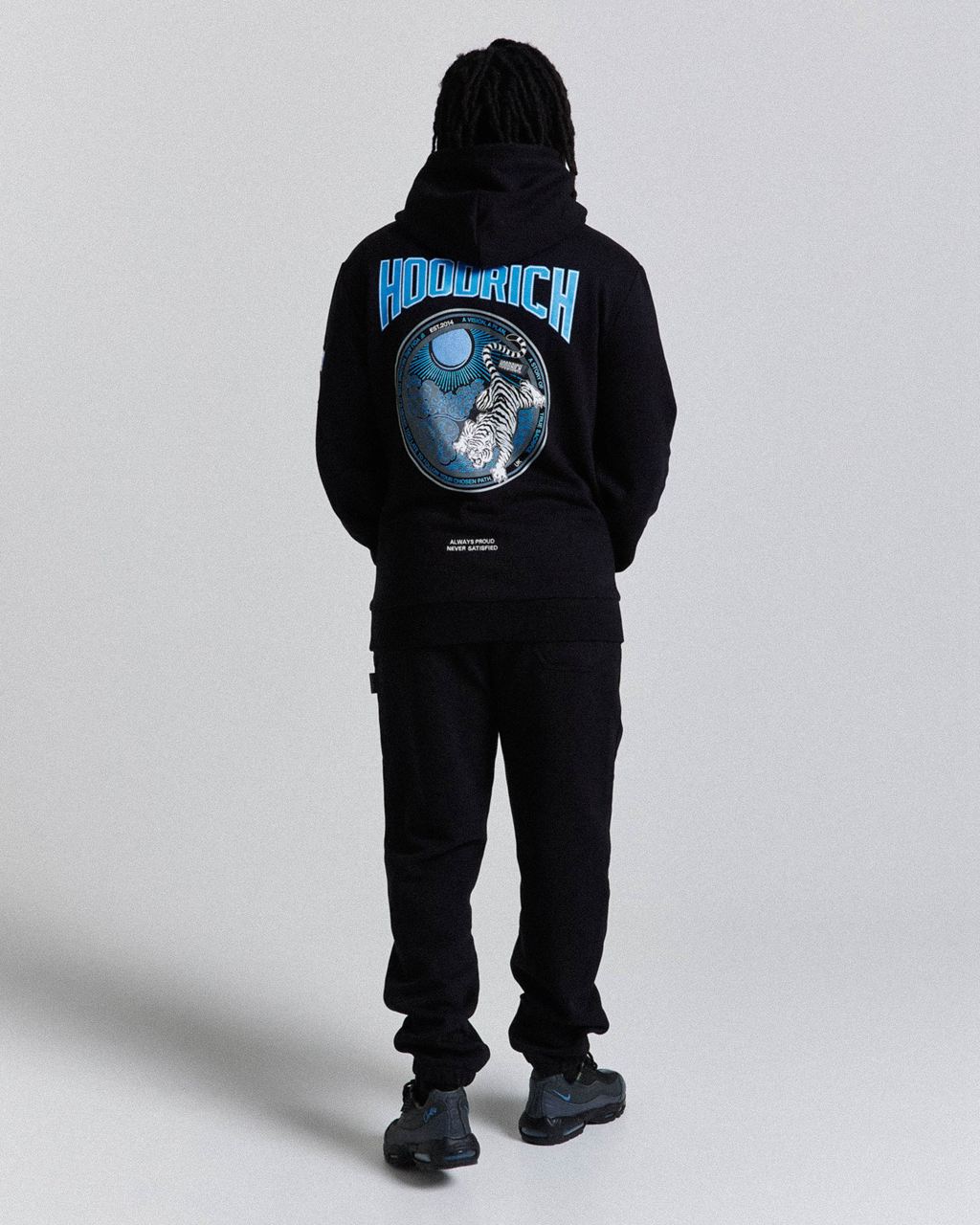 Black/Blue/White Hoodrich Claw Hoodie USA | 159-ZNYHQR