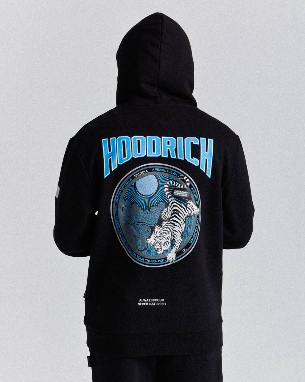 Black/Blue/White Hoodrich Claw Hoodie USA | 159-ZNYHQR