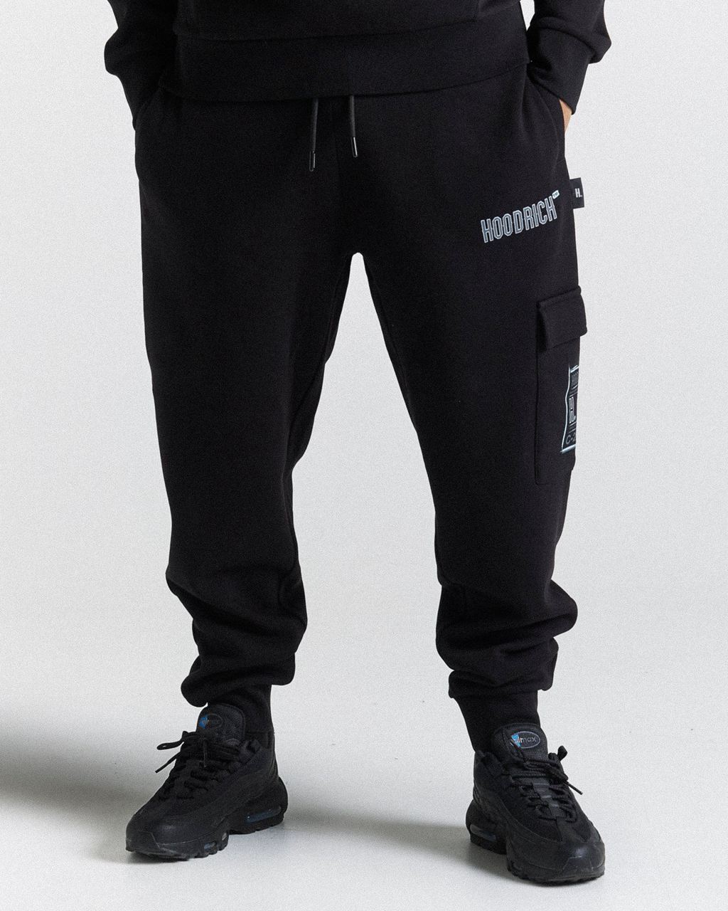 Black/Blue Hoodrich Akira Joggers USA | 165-DMOJZL