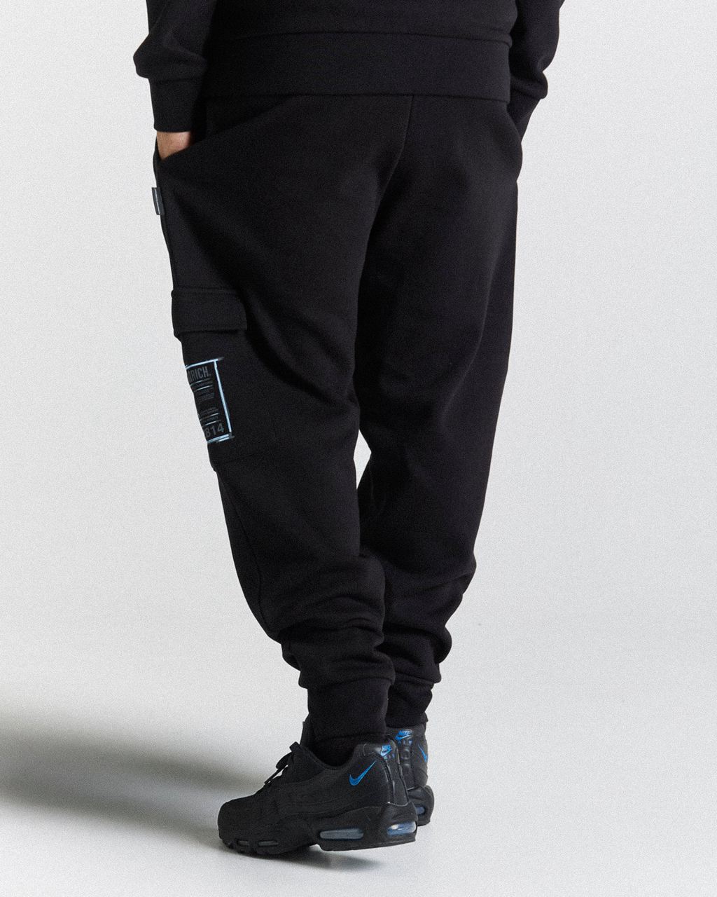 Black/Blue Hoodrich Akira Joggers USA | 165-DMOJZL