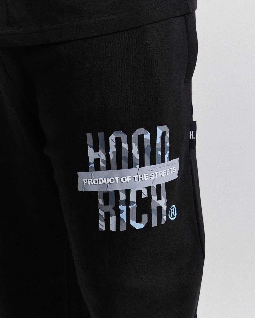 Black/Camo/Blue Hoodrich Territory Joggers USA | 932-SRCKIN