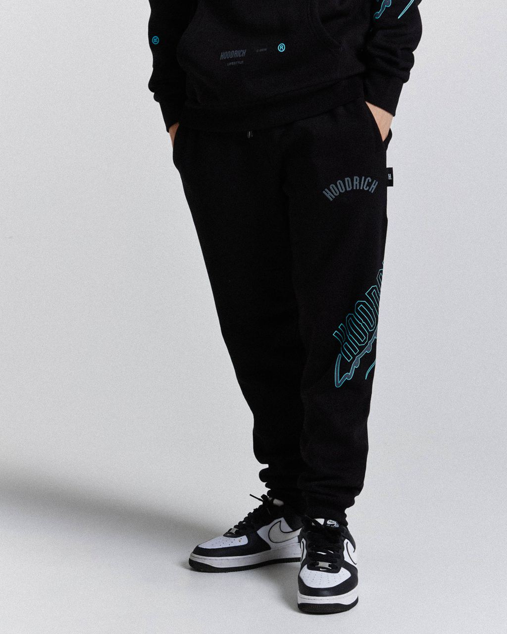 Black/Grey/Blue Hoodrich Tycoon Joggers USA | 745-MHAWZO