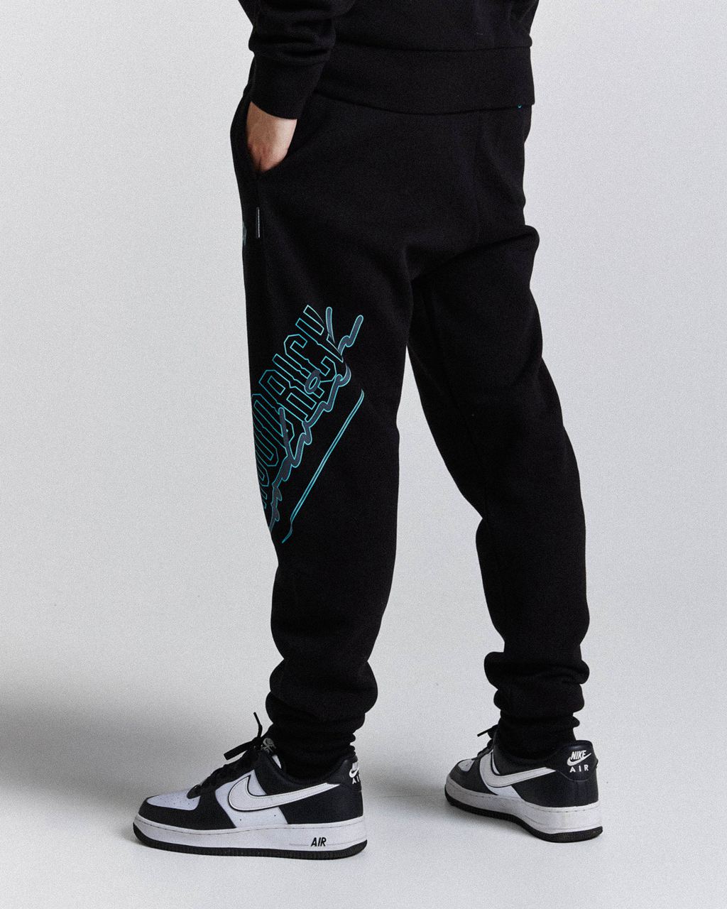 Black/Grey/Blue Hoodrich Tycoon Joggers USA | 745-MHAWZO