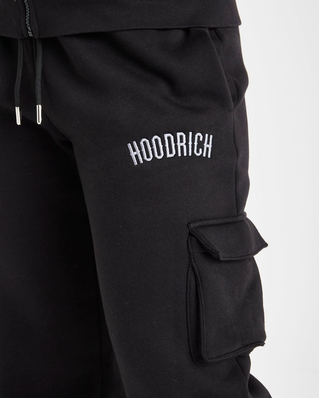 Black/Grey Hoodrich Luna Wide Leg Joggers USA | 615-ACDPEW