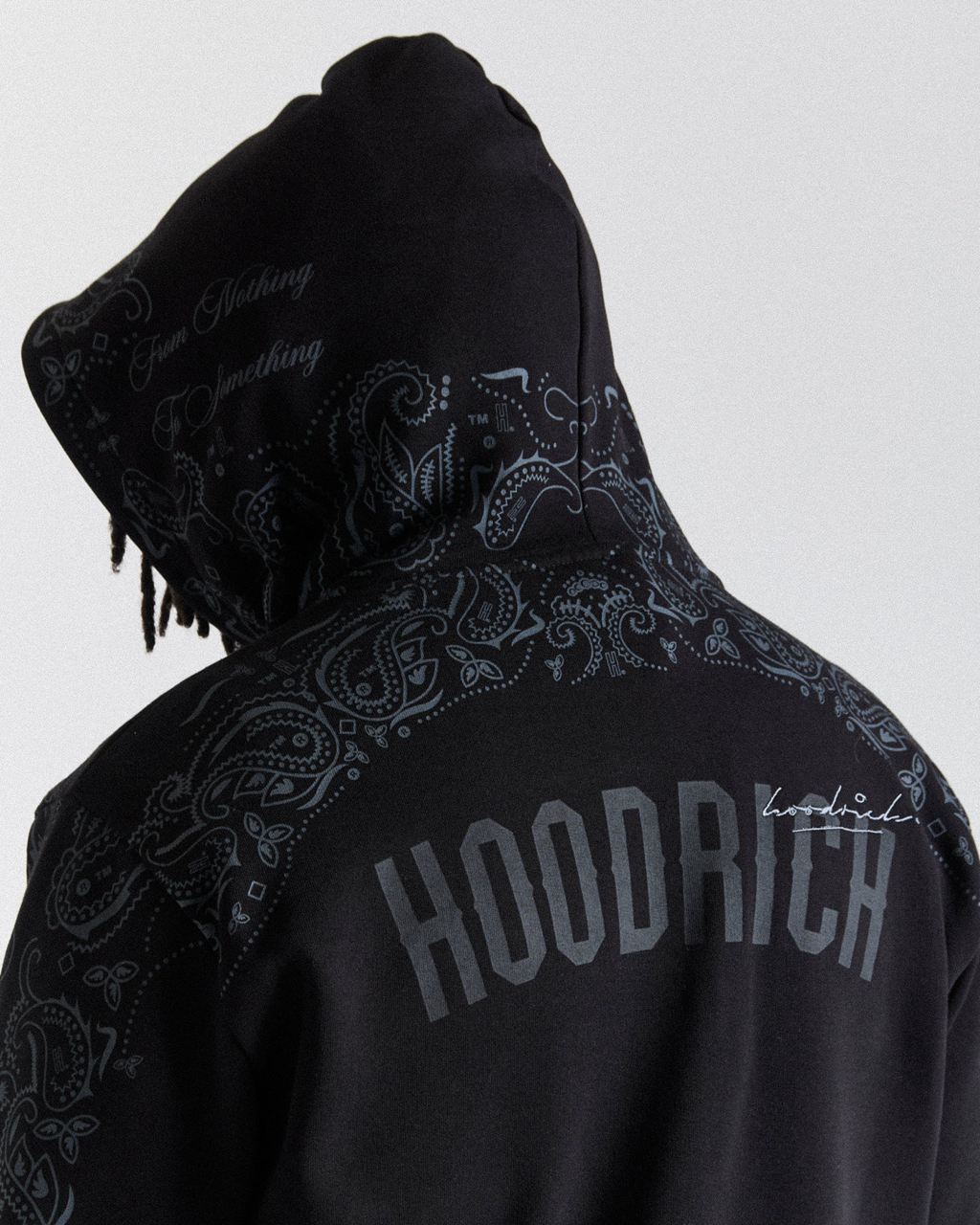 Black/Grey Hoodrich Motif Hoodie USA | 126-RNBOKZ