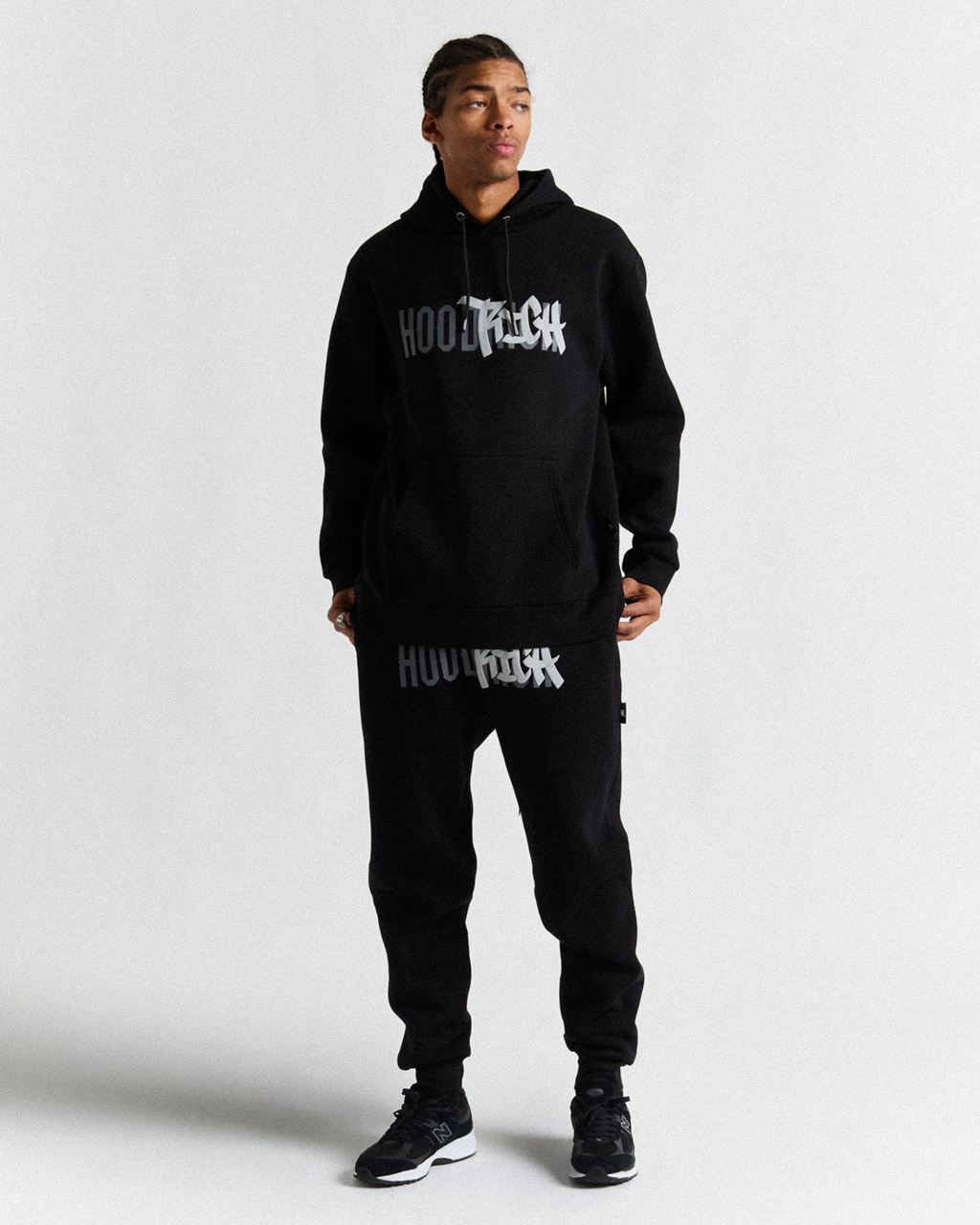 Black/Greys Hoodrich Graffiti Joggers USA | 463-PXHYIC