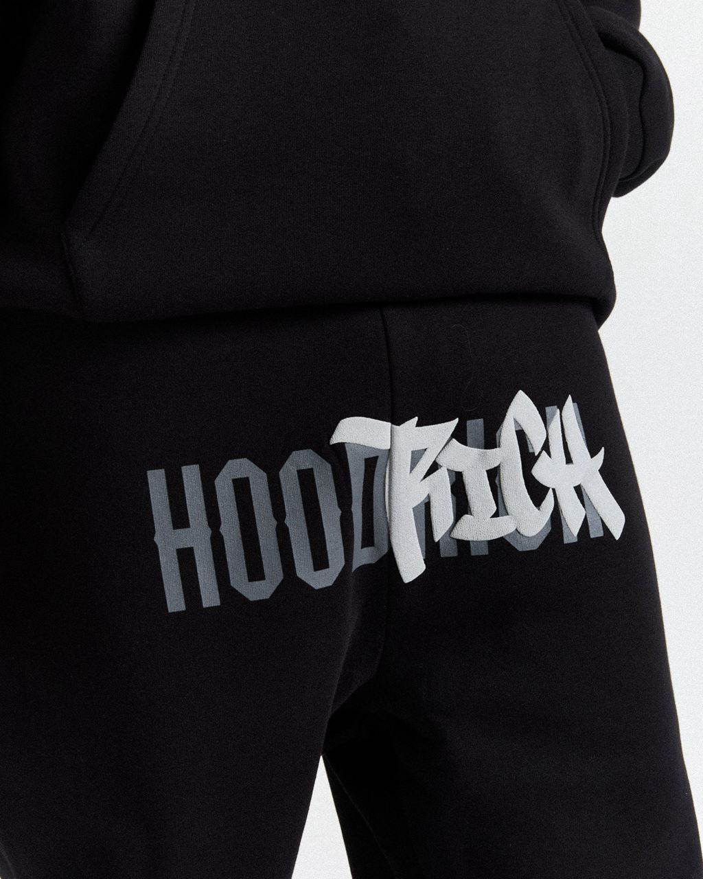 Black/Greys Hoodrich Graffiti Joggers USA | 463-PXHYIC