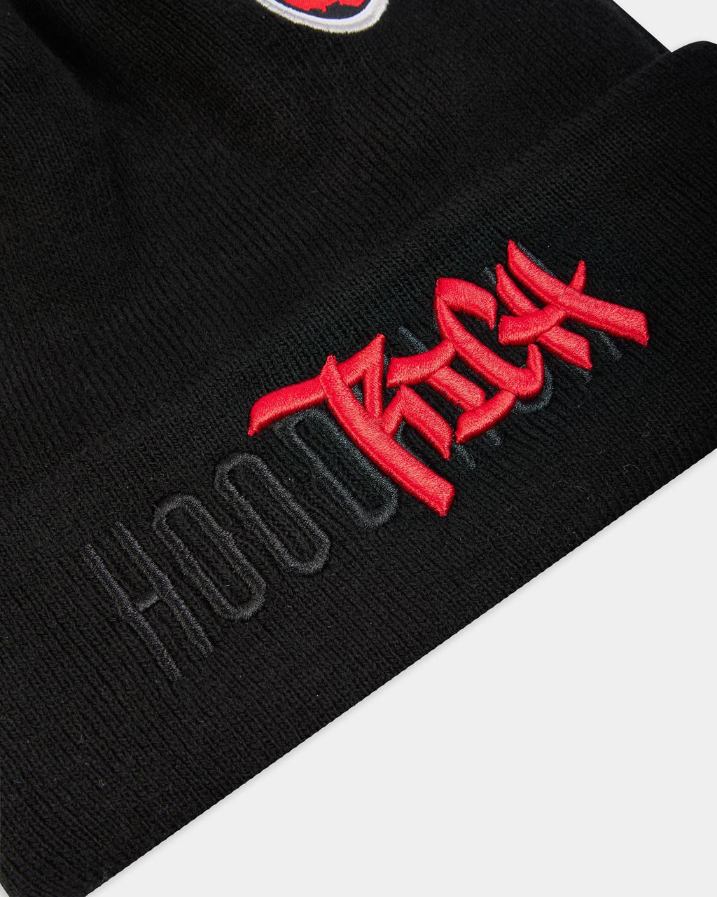 Black/Red/White Hoodrich Honor Beanie USA | 041-LYBPNW