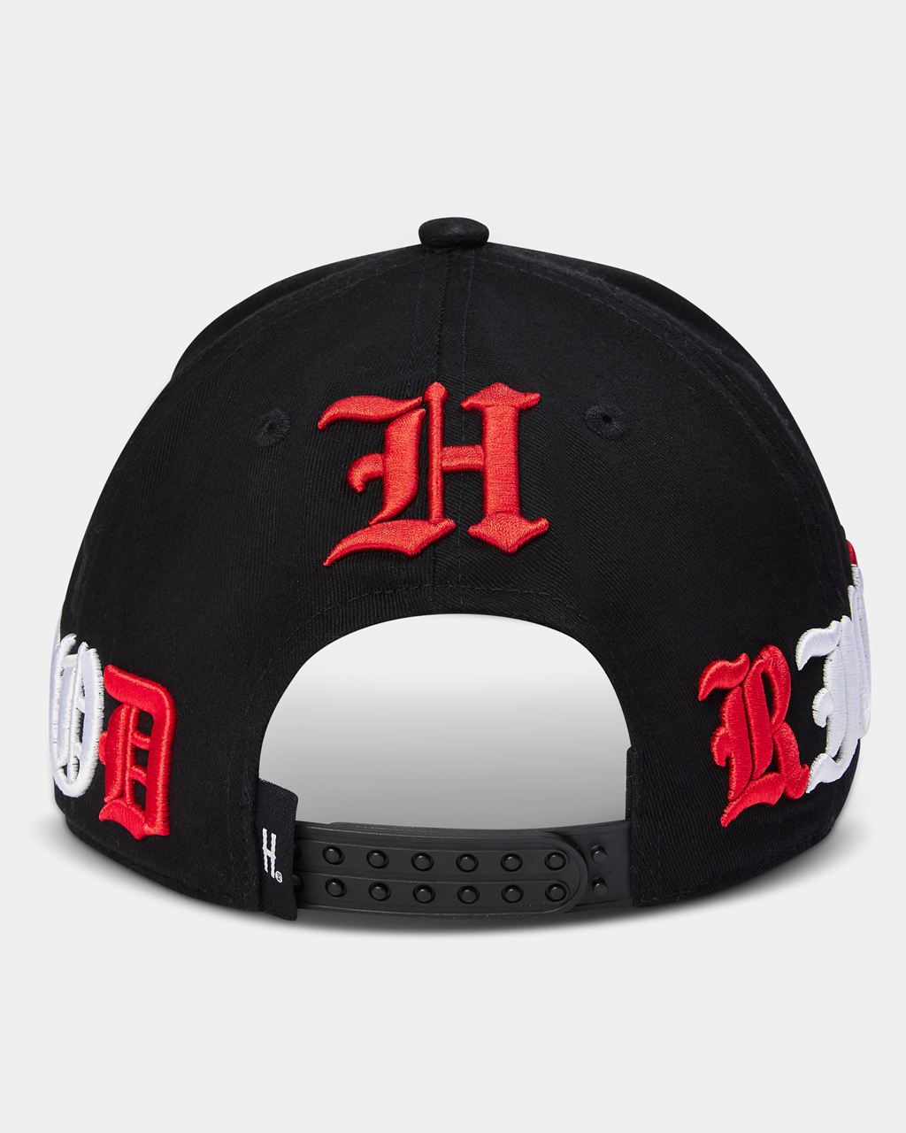 Black/Red/White Hoodrich OG Elevate 5 Panel Cap USA | 481-QVRUSF