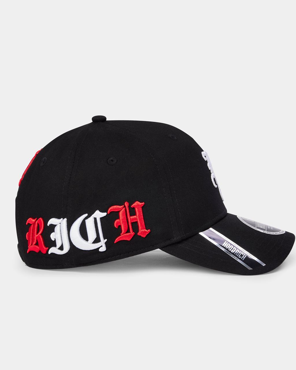 Black/Red/White Hoodrich OG Elevate 5 Panel Cap USA | 481-QVRUSF