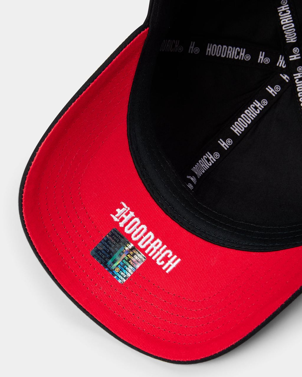 Black/Red/White Hoodrich OG Elevate 5 Panel Cap USA | 481-QVRUSF