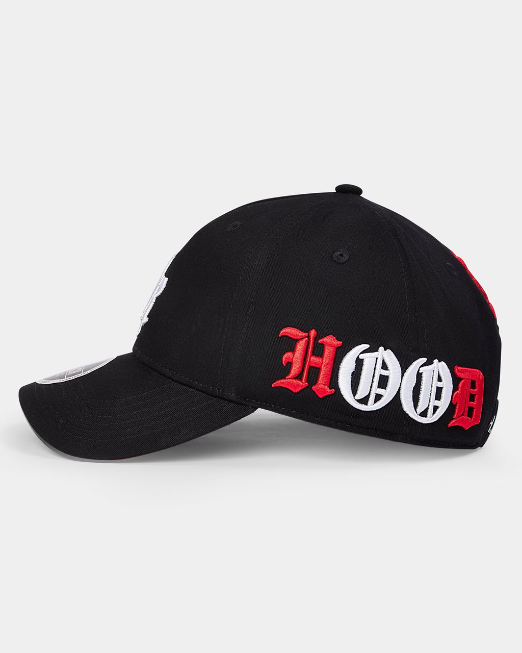 Black/Red/White Hoodrich OG Elevate 5 Panel Cap USA | 058-QBEHXL