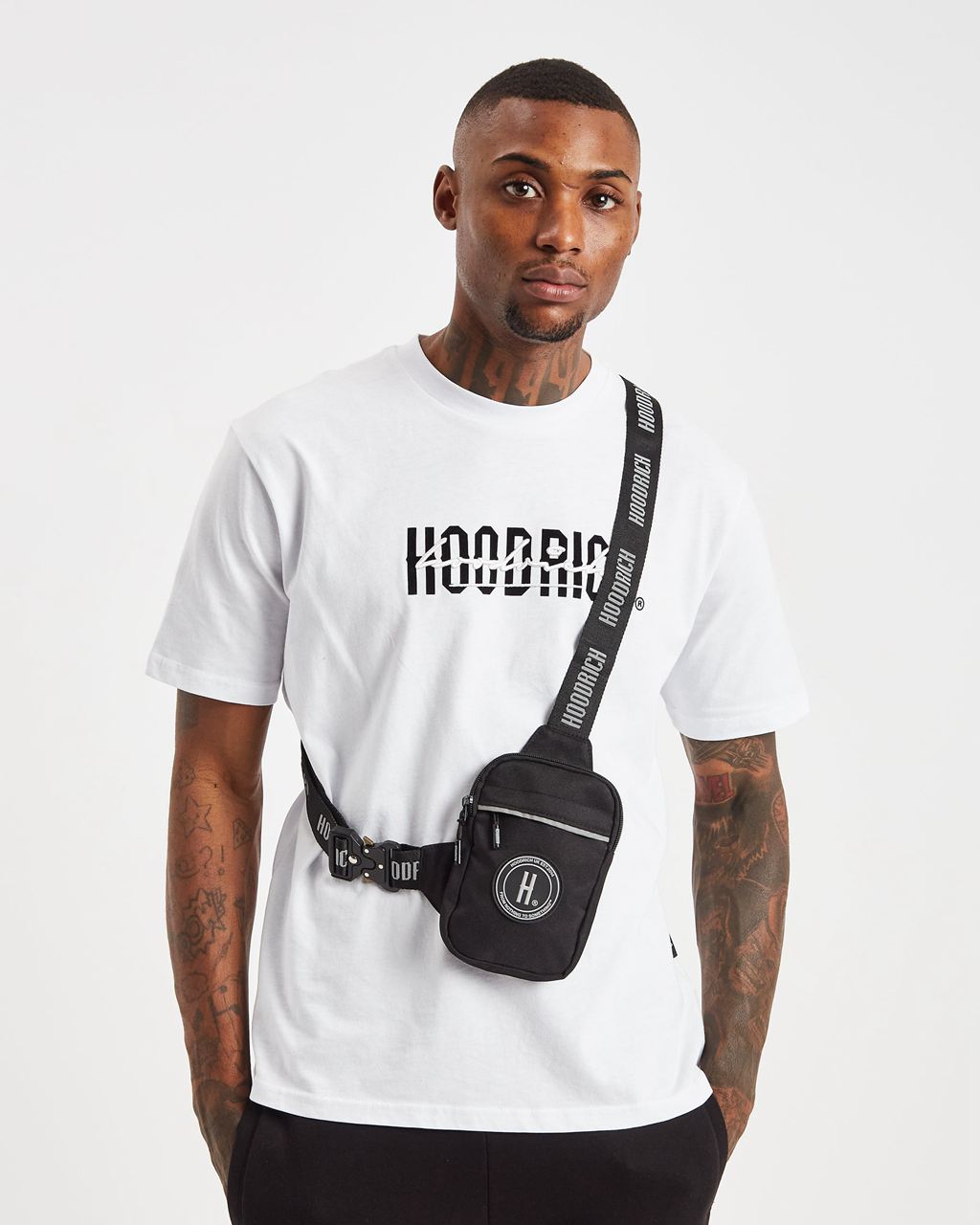 Black/Reflective Hoodrich OG Reflective Mini Bag USA | 523-FRPETY