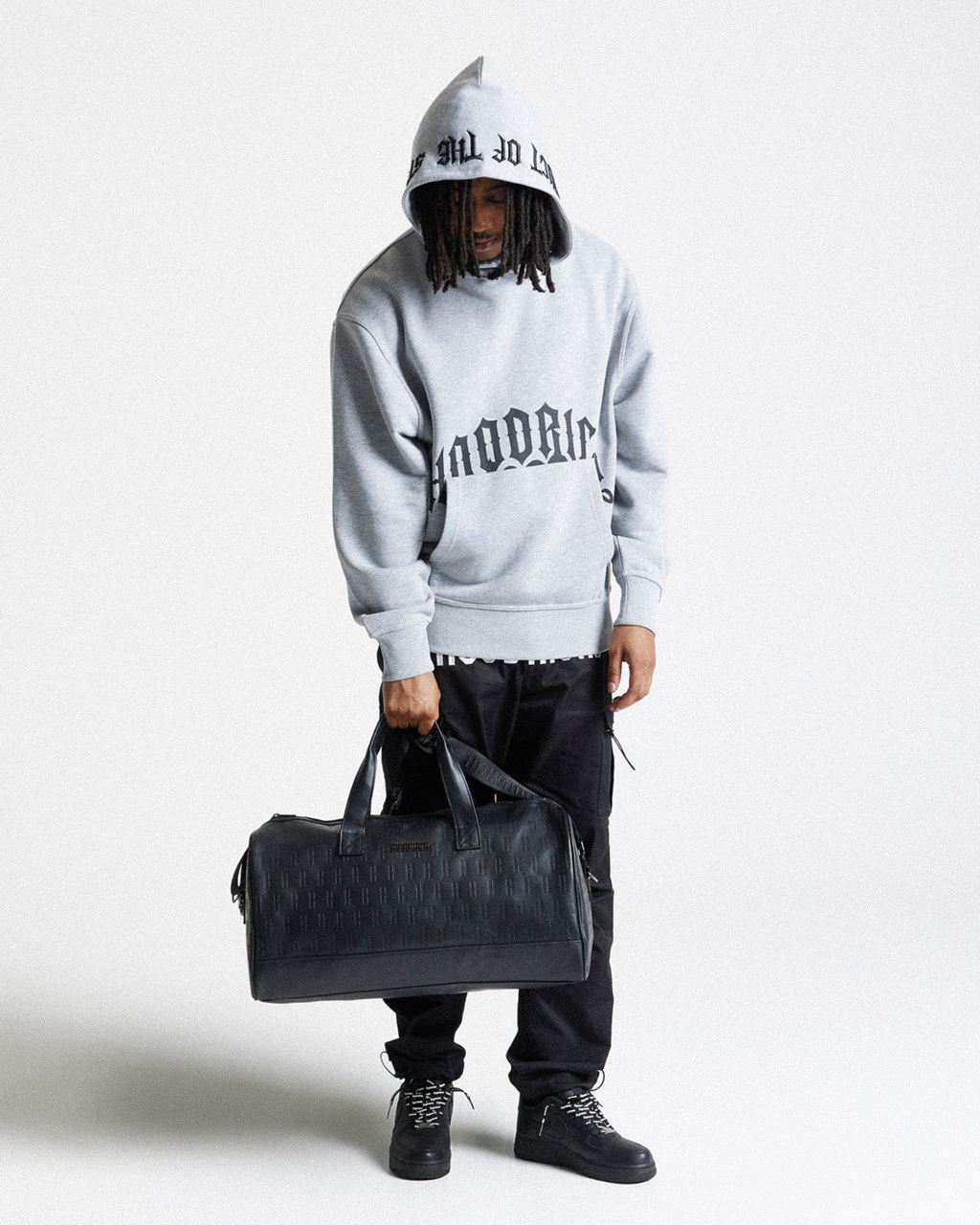 Black/Silver Hoodrich OG Exclusive Holdall USA | 432-JTLOIH