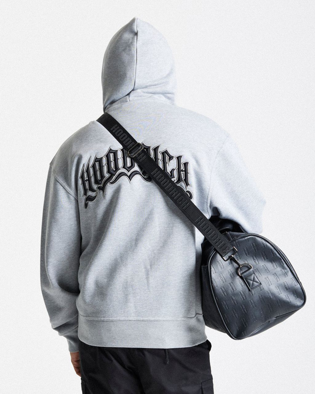 Black/Silver Hoodrich OG Exclusive Holdall USA | 432-JTLOIH