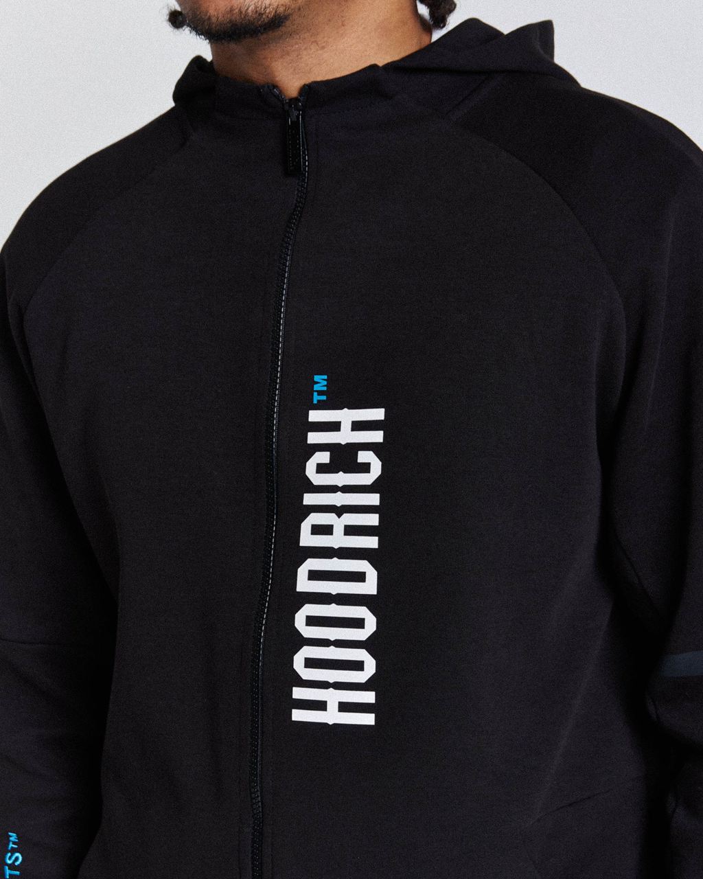 Black/White/Blue Hoodrich Circuit Hoodie USA | 821-KGTIYJ