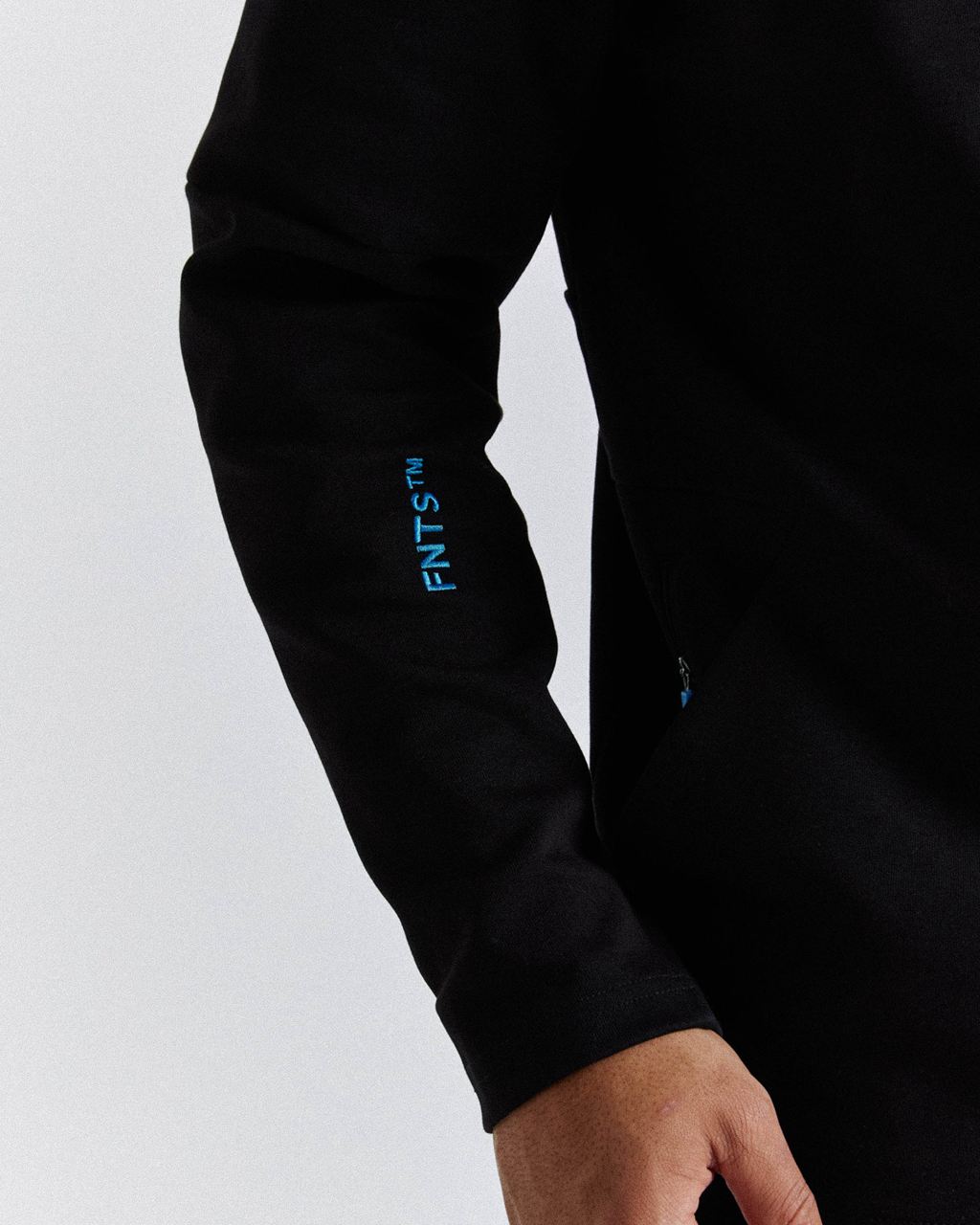 Black/White/Blue Hoodrich Circuit Hoodie USA | 821-KGTIYJ