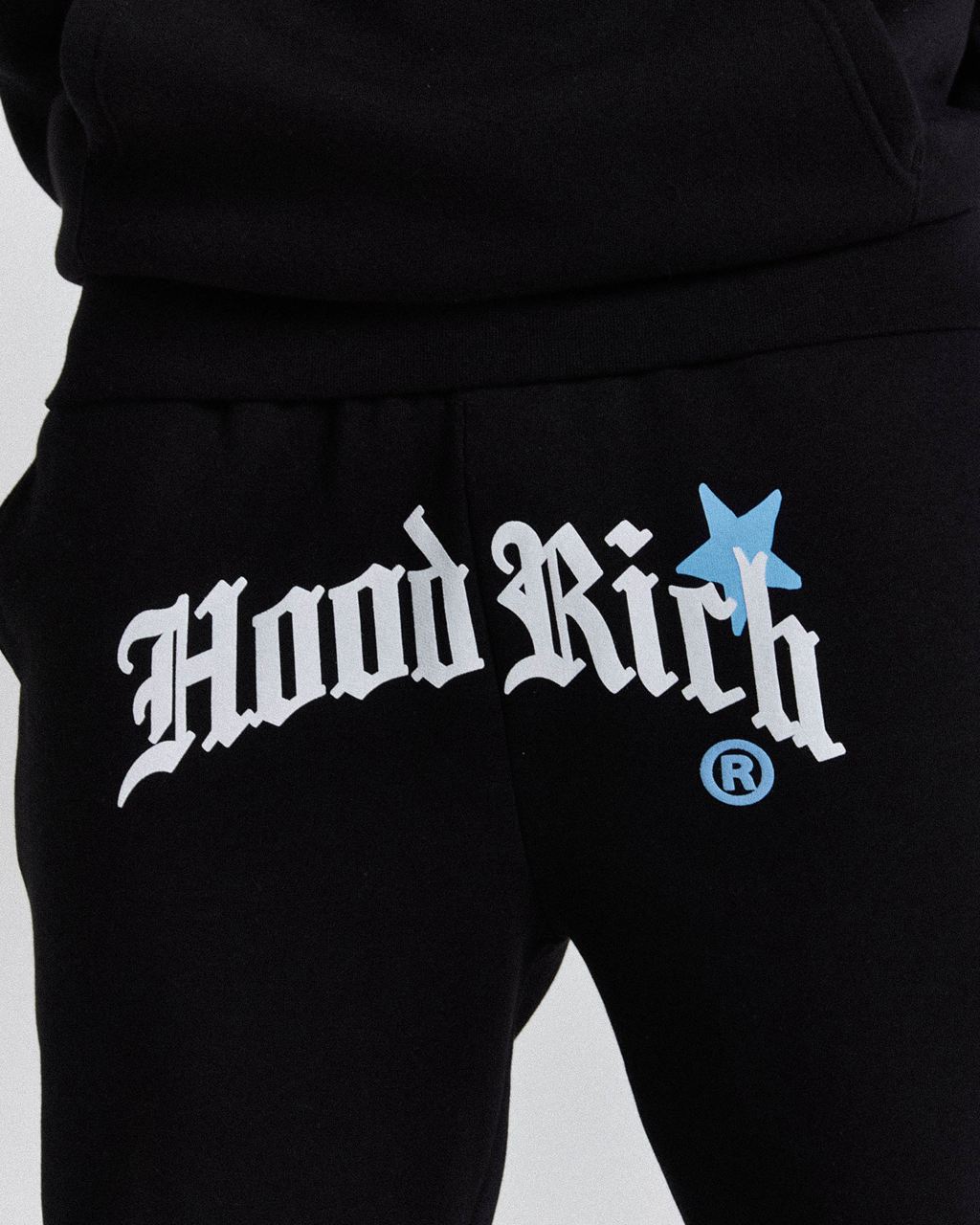 Black/White/Blue Hoodrich Starr Joggers USA | 541-YARSVT