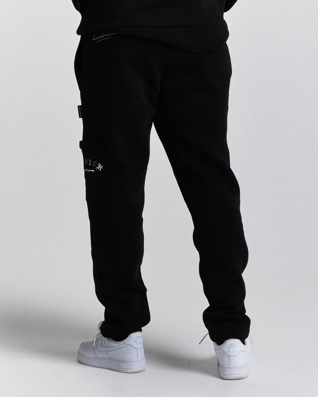 Black/White/Grey Hoodrich Stature Joggers USA | 894-SRXLEB