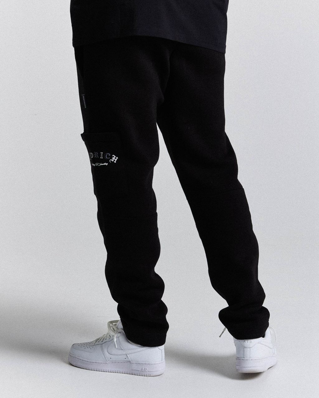 Black/White/Grey Hoodrich Stature Joggers USA | 894-SRXLEB