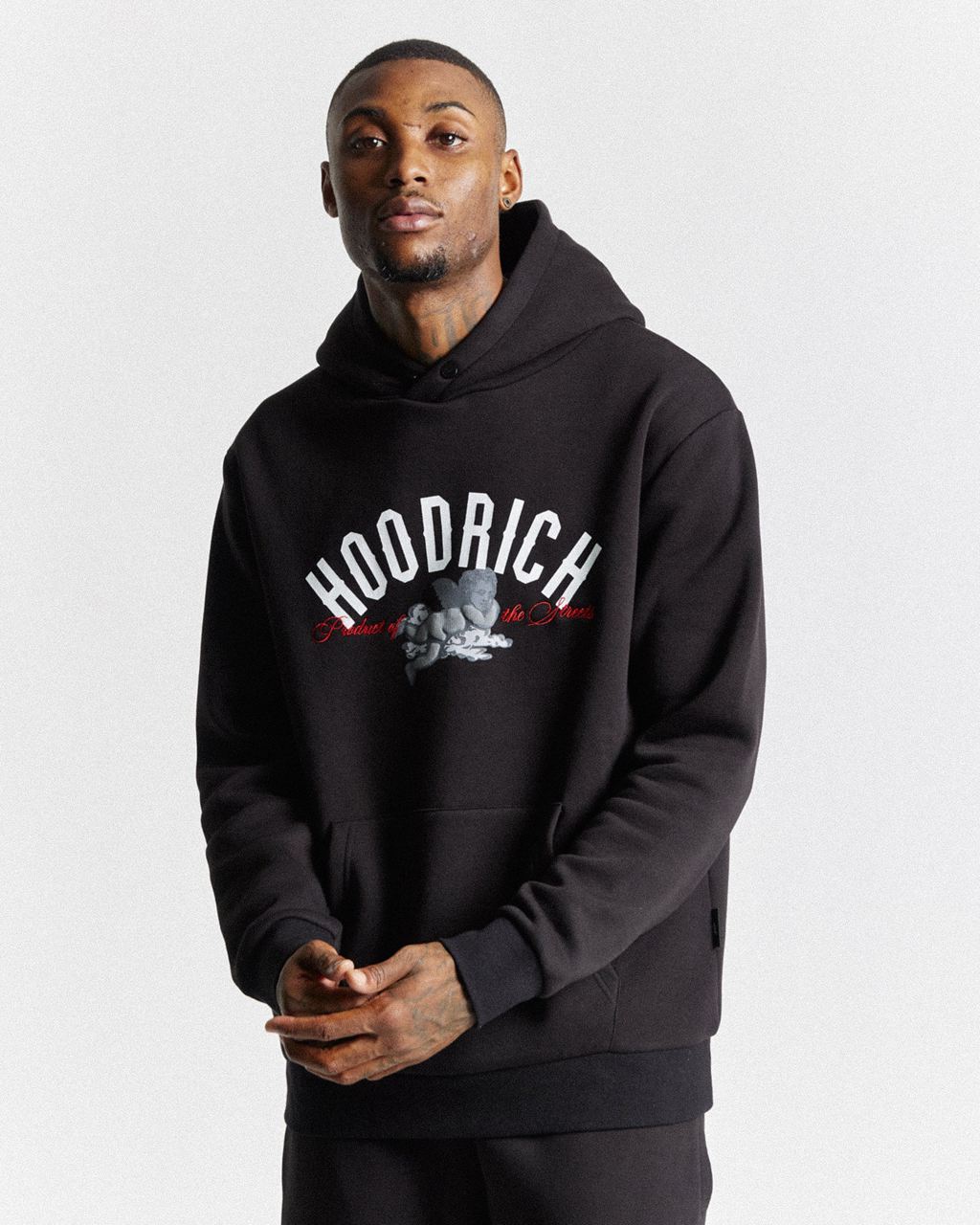 Black/White/Red Hoodrich Empire Hoodie USA | 325-QSUGIM