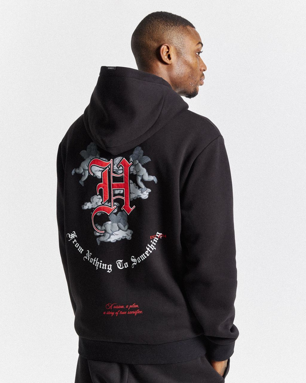 Black/White/Red Hoodrich Empire Hoodie USA | 325-QSUGIM