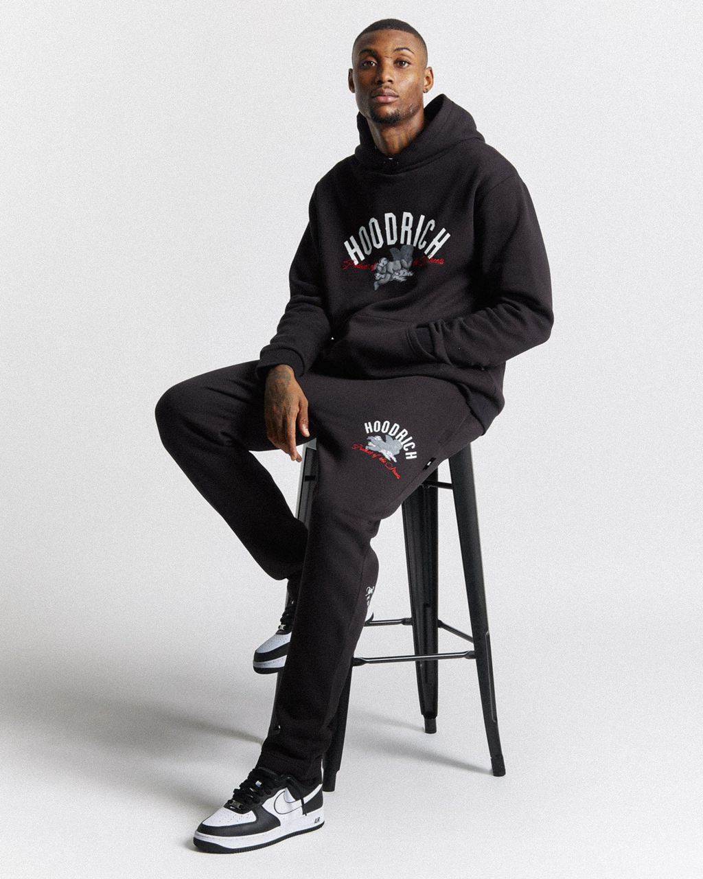 Black/White/Red Hoodrich Empire Hoodie USA | 325-QSUGIM