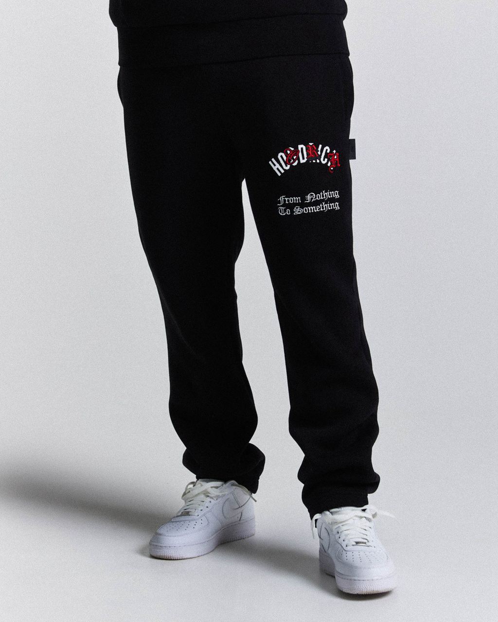 Black/White/Red Hoodrich Shadow Joggers USA | 304-EIXKBA