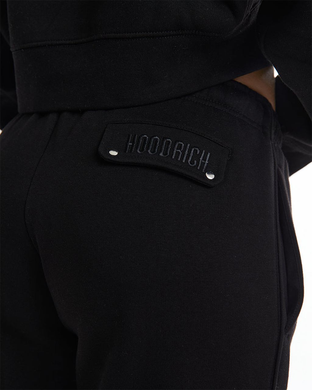 Black/White/Rhinestone Hoodrich Figure Joggers USA | 974-EJGVKC