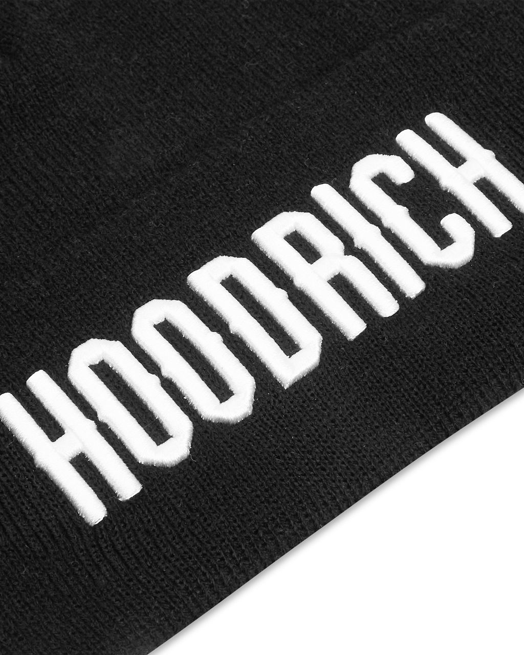 Black/White Hoodrich Core Beanie USA | 168-HAYLDE