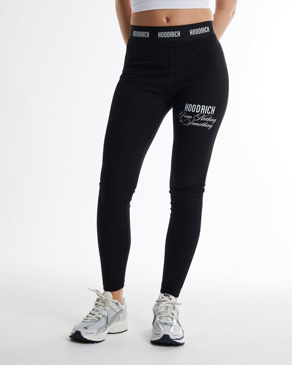 Black/White Hoodrich Intel Leggings USA | 869-LXVUCK