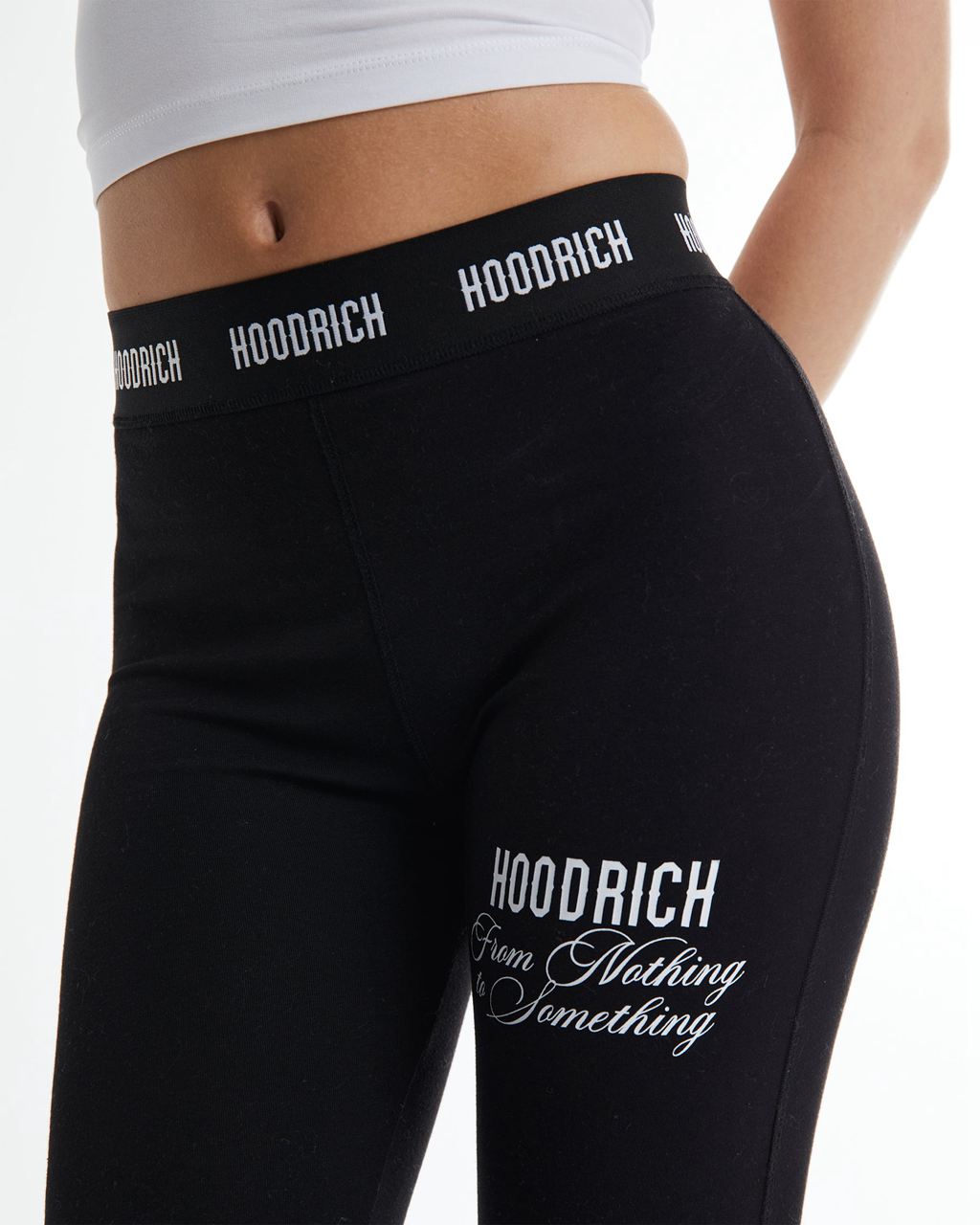 Black/White Hoodrich Intel Leggings USA | 869-LXVUCK