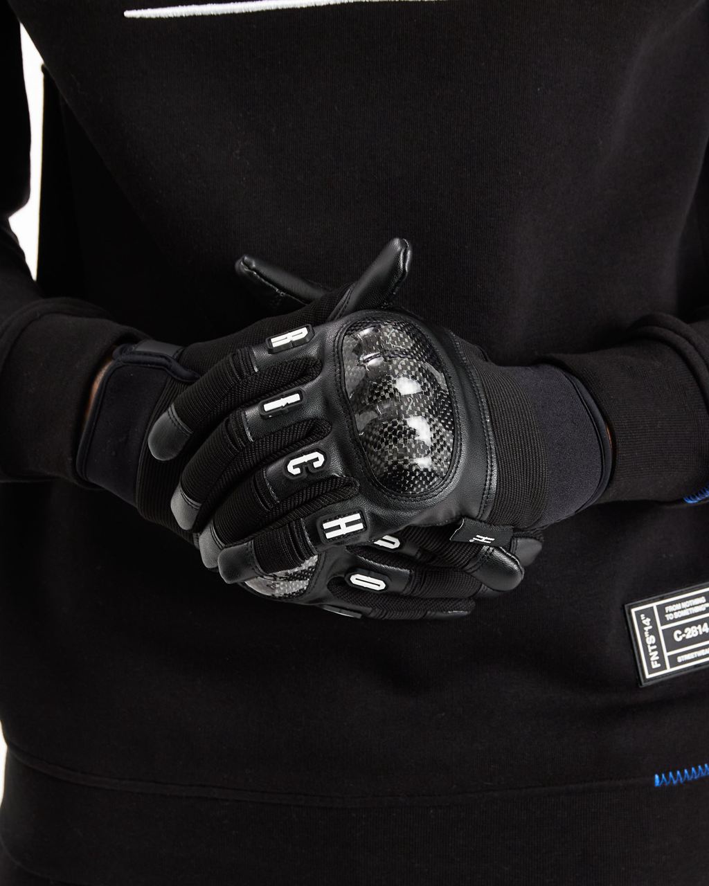 Black/White Hoodrich OG Tactical Gloves USA | 685-OLWIGC