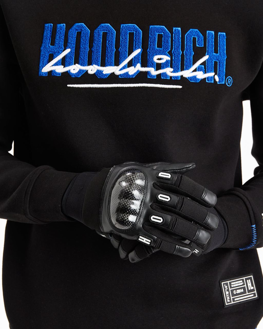 Black/White Hoodrich OG Tactical Gloves USA | 685-OLWIGC