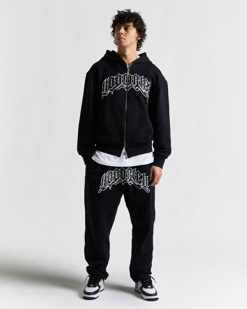 Black/White Hoodrich Ritual Joggers USA | 605-GUIQFW