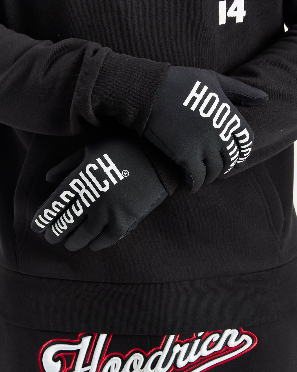 Black/White Hoodrich Target Gloves USA | 139-QOWSMZ