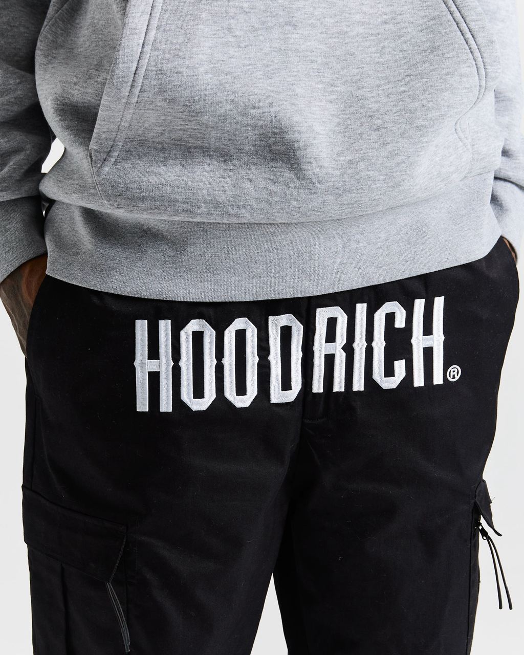 Black/White Hoodrich Trek Cargo Pants USA | 418-PQXBIL