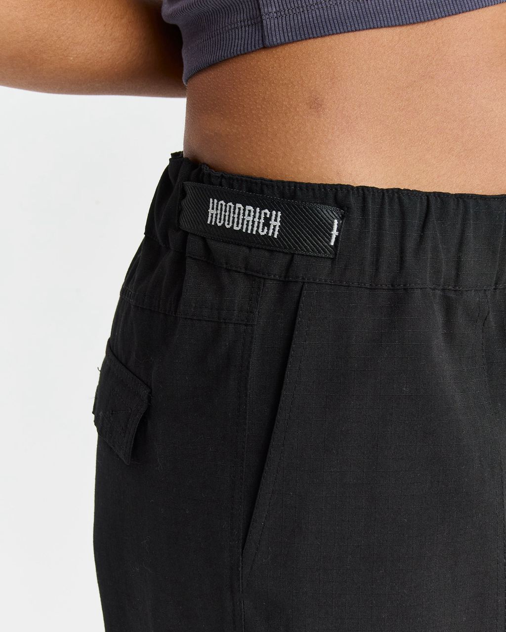 Black Hoodrich Premier Woven Cargo Pants USA | 891-QBXNOW